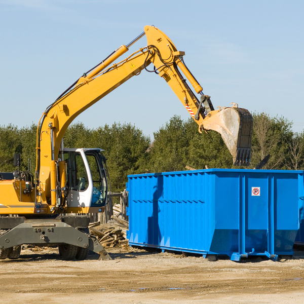 what happens if the residential dumpster is damaged or stolen during rental in Aetna Estates CO